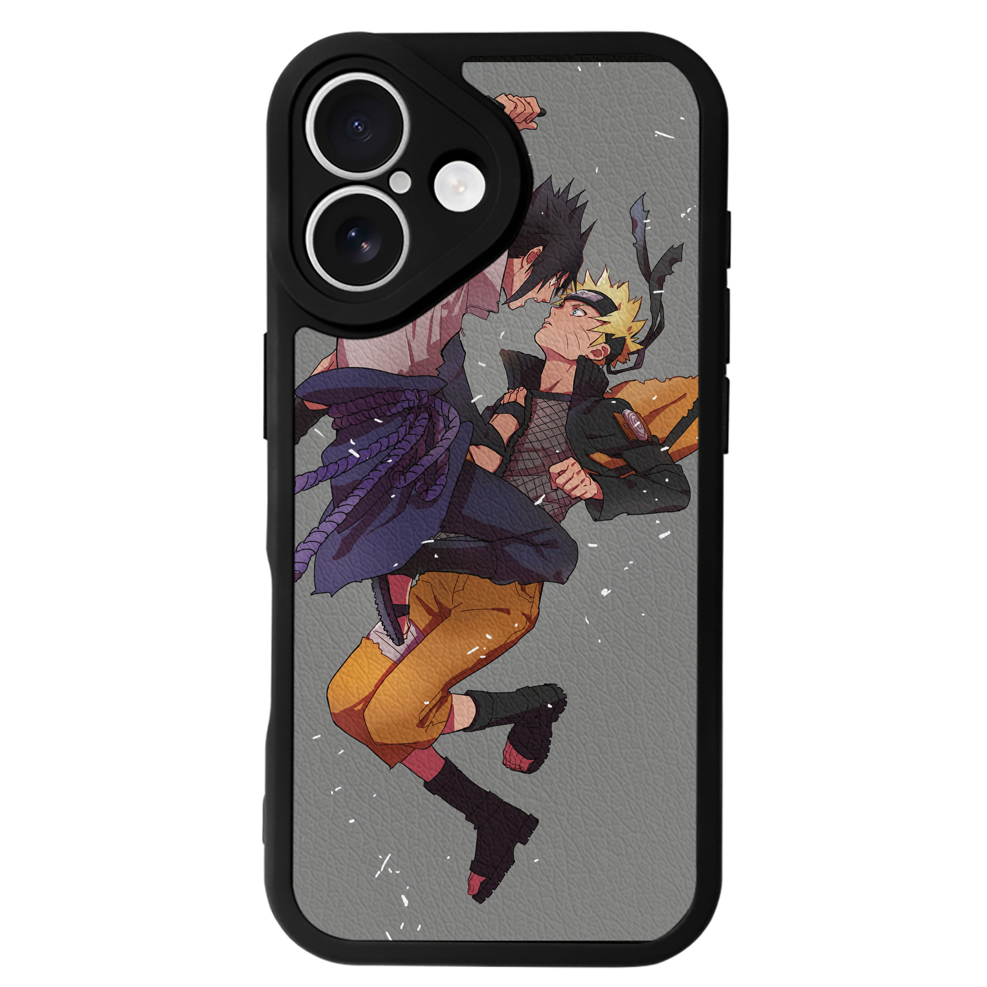 （画像用） NARUTO -ナルト- NARUTO -ナルト- 疾風伝 【iPhone 16シリーズ対応】シリコンスマホケース（レザー調） 材質：シリコン